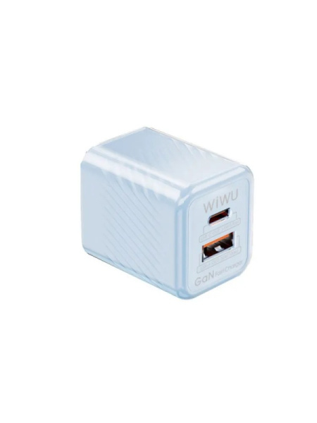 Блок WIWU Jello GaN USB-C 35Вт Blue